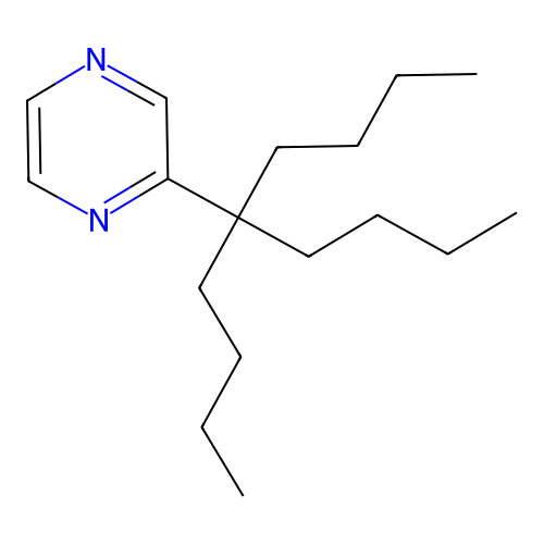Tributylmethyl pyrazine structure