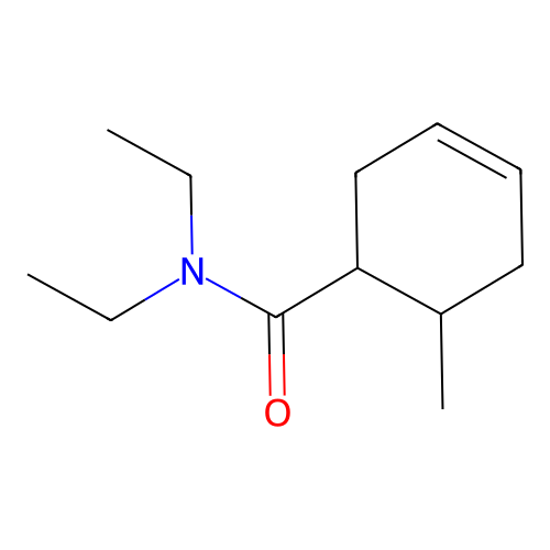 N,N-二乙基-6-甲基环己-3-烯-1-甲酰胺 structure
