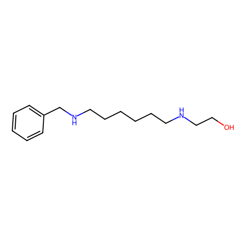 2-{[6-(Benzylamino)hexyl]amino}ethanol structure