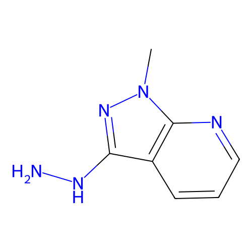 (1-Methylpyrazolo[5,4-b]pyridin-3-yl)hydrazine structure