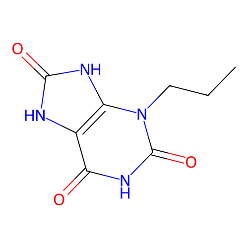 8-Oxoenprofylline structure