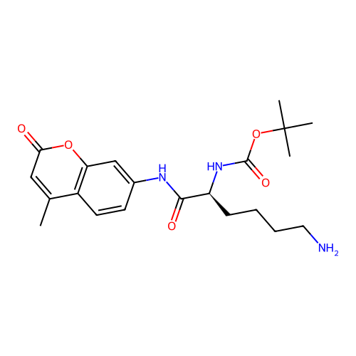 Boc-L-Lys-Amc structure