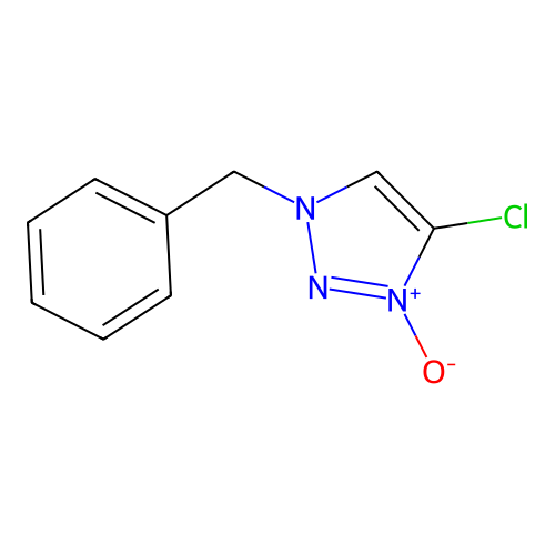 3-苄基-5-氯-1,2,3-三唑-1-氧化物 structure