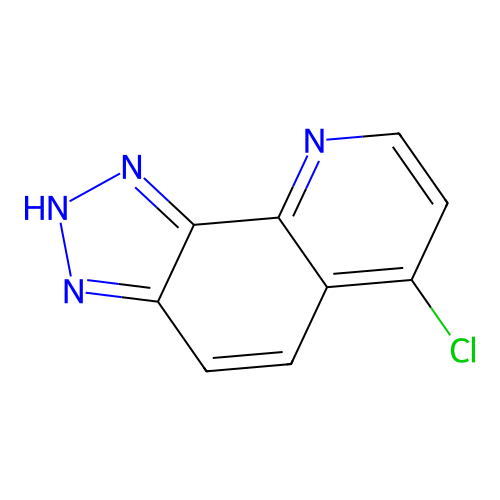 6-chloro-1H-[1,2,3]triazolo[4,5-h]quinoline structure