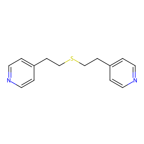 DI-[2-(4-Pyridyl)ethyl]sulfide structure