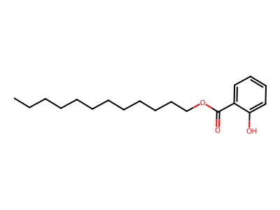 Dodecyl 2-hydroxybenzoate structure