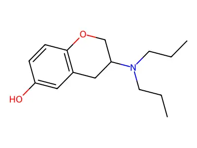 6-羟基-3,4-二氢-3-(二丙氨基)-2H-1-苯并吡喃 structure