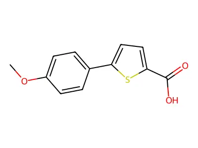 5-(4-methoxyphenyl)thiophene-2-carboxylic Acid structure