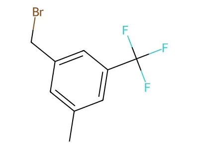 3-Methyl-5-(trifluoromethyl)benzyl bromide structure