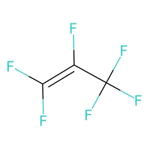 六氟丙烯 structure