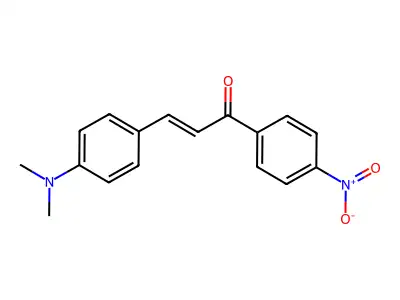 3-[4-(Dimethylao)phenyl]-1-(4-nitrophenyl)prop-2-en-1-one structure