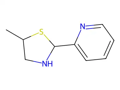 2-(5-Methyl-1,3-thiazolidin-2-yl)pyridine structure