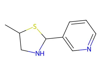 3-(5-Methyl-1,3-thiazolidin-2-yl)pyridine structure