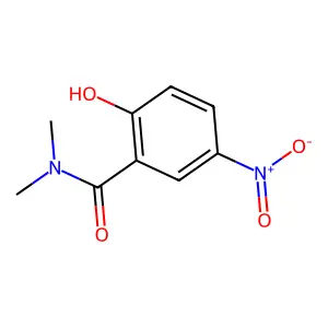 2-hydroxy-N,N-dimethyl-5-nitrobenzamide structure
