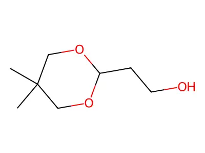 5,5-Dimethyl-1,3-dioxane-2-ethanol structure