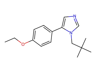 1-(2,2-Dimethylpropyl)-5-(4-ethoxyphenyl)imidazole structure