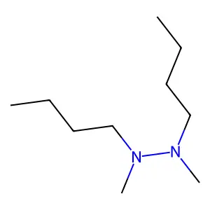 Hydrazine, N,N'-dibutyl-N,N'-dimethyl- structure