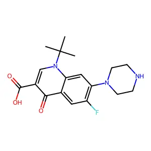 Quinolone der. structure