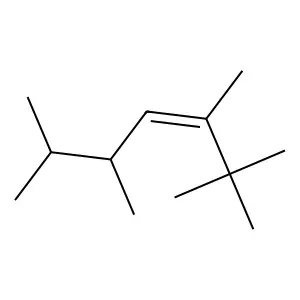 2,2,3,5,6-Pentamethylhept-3-ene structure