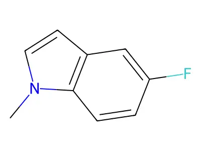 5-Fluoro-1-methylindole structure