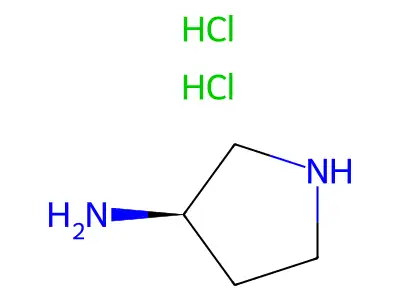 (3R)-pyrrolidin-3-amine structure