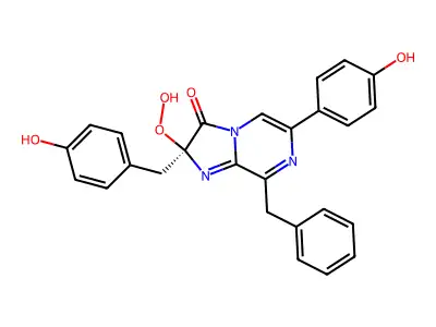 c2-Hydroperoxy-coelenterazine structure