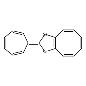 2-Cyclohepta-2,4,6-trien-1-ylidenecycloocta[d][1,3]diselenole structure