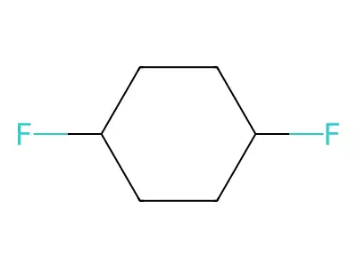 1,4-Difluorocyclohexane structure
