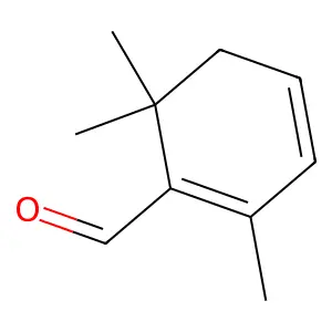 番红花醛 structure