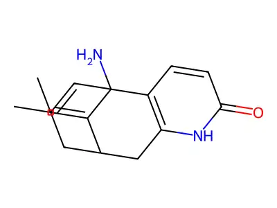 (1R,9S,13Z)-1-Amino-13-ethylidene-11-methyl-6-azatricyclo[7.3.1.02,7]trideca-2(7),3,11-trien-5-one structure