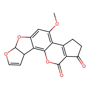 AFLATOXIN B1 structure