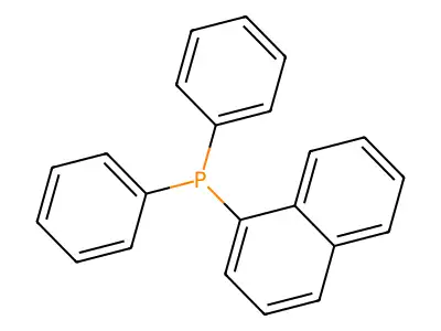(Naphthalen-1-yl)(diphenyl)phosphane structure