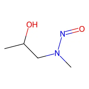 N-(1,1-dideuterio-2-hydroxypropyl)-N-(trideuteriomethyl)nitrous amide structure