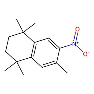 1,1,4,4,6-Pentamethyl-7-nitro-1,2,3,4-tetrahydronaphthalene structure