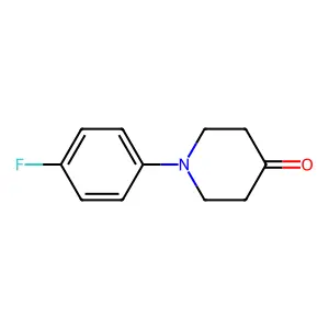 1-(4-Fluorophenyl)-4-piperidinone structure