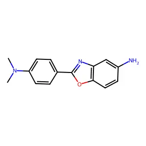 2-(4-Dimethylamino-phenyl)-benzooxazol-5-ylamine structure