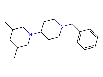 1'-Benzyl-3,5-dimethyl-1,4'-bipiperidine structure