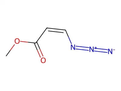 2-Propenoic acid, 3-azido-, methyl ester, (Z)- structure