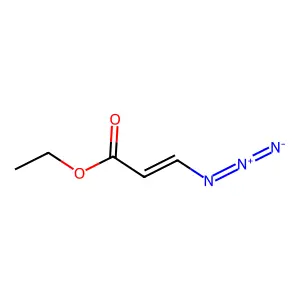 2-Propenoic acid, 3-azido-, ethyl ester, (Z)- structure