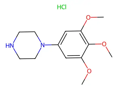 1-(3,4,5-Trimethoxyphenyl)piperazine structure