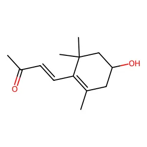 3-Buten-2-one, 4-(4-hydroxy-2,6,6-trimethyl-1-cyclohexen-1-yl)-, (3E)- structure