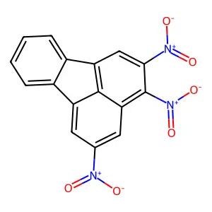 Fluoranthene, 2,3,5-trinitro- structure