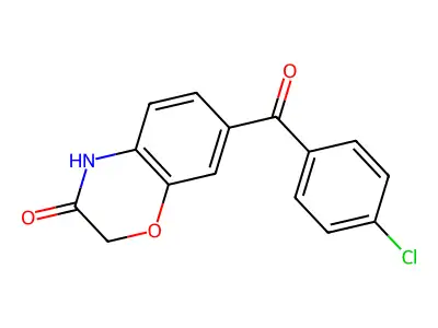 2H-1,4-Benzoxazin-3(4H)-one, 7-(4-chlorobenzoyl)- structure