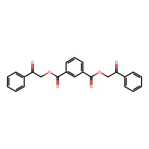 Diphenacyl isophthalate structure