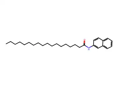 Octadecanamide, N-2-naphthalenyl- structure