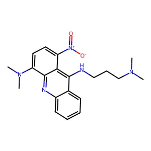 N9-(3-(Dimethylamino)propyl)-N4,N4-dimethyl-1-nitro-4,9-acridinediamine structure