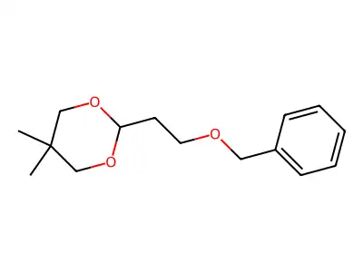 2-[2-(Benzyloxy)ethyl]-5,5-dimethyl-1,3-dioxane structure