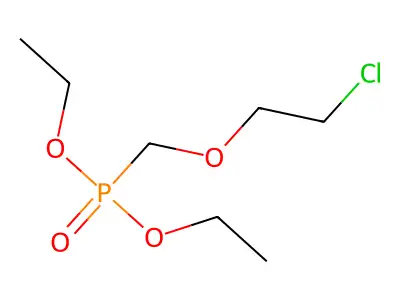 Diethyl ((2-chloroethoxy)methyl)phosphonate structure