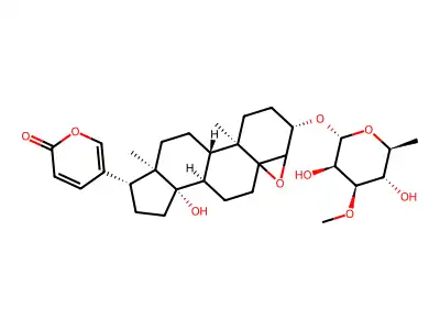 Methylepoxyproscillaridin structure
