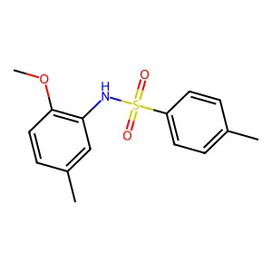N-(2-methoxy-5-methylphenyl)-4-methylbenzenesulfonamide structure